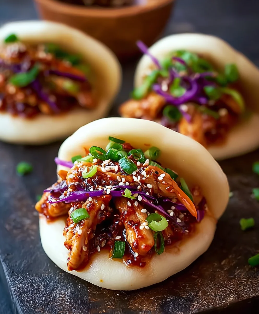 Flavorful Korean Chicken Bao: Easy Steamed Bun Recipe
