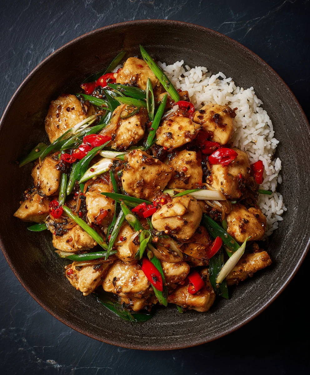 Zesty Black Pepper Chicken: Quick & Flavorful Asian Stir-Fry