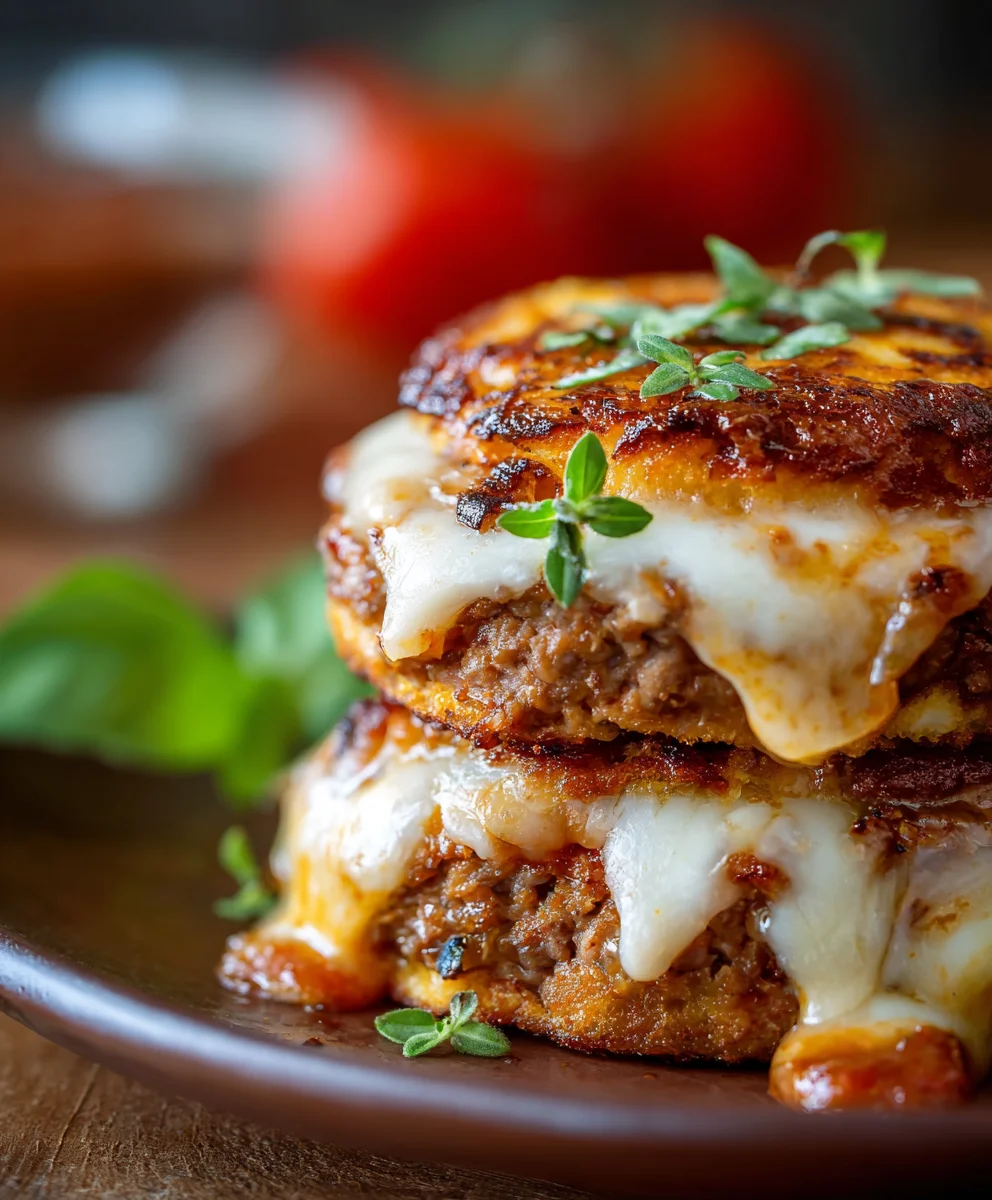 Lasagna Burger: Ultimate Cheesy Beef & Noodle Patty Recipe