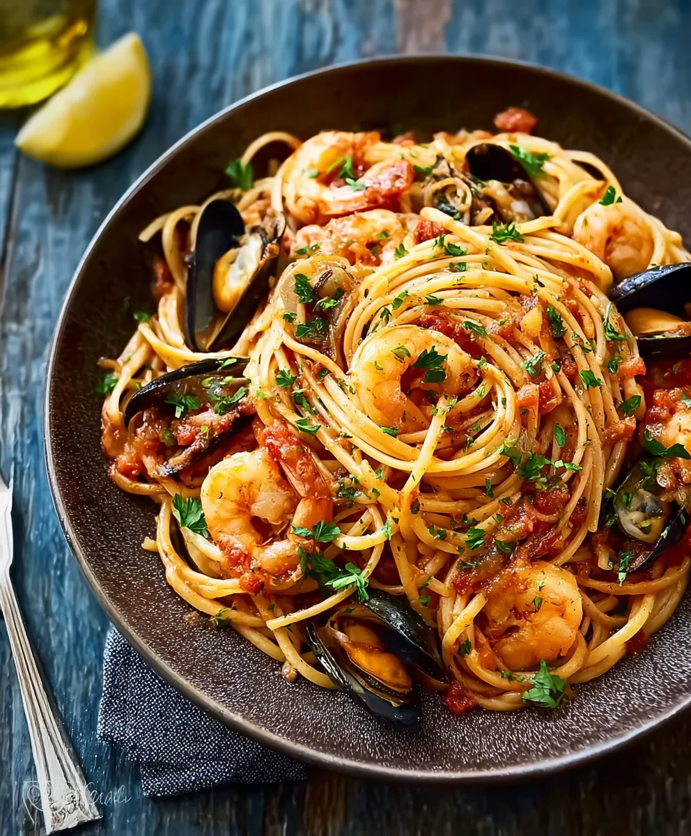 Delicious Seafood Spaghetti Recipe
