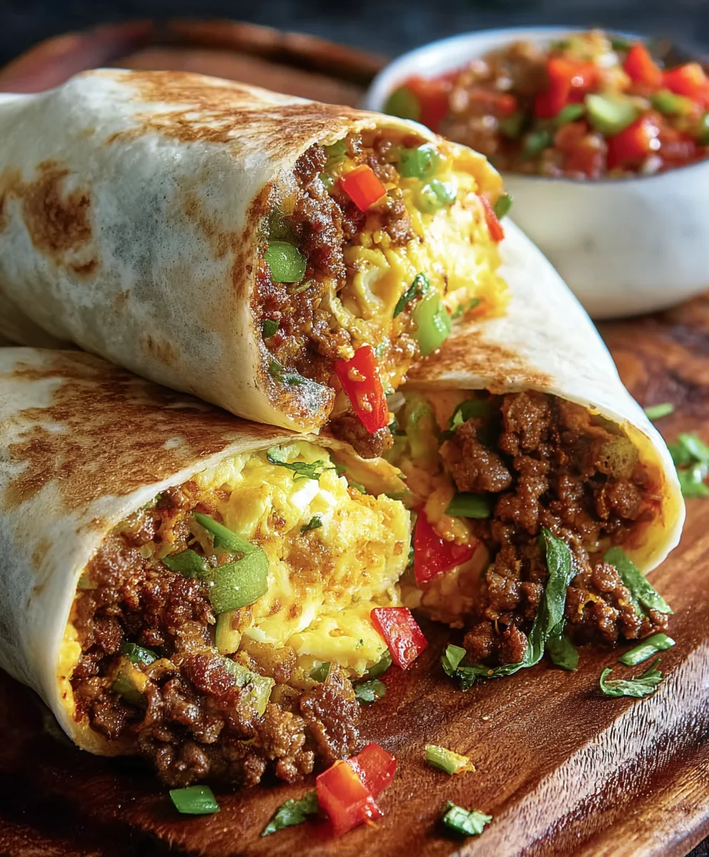 Savory Beef Chorizo Breakfast Burrito: Your New Go-To!