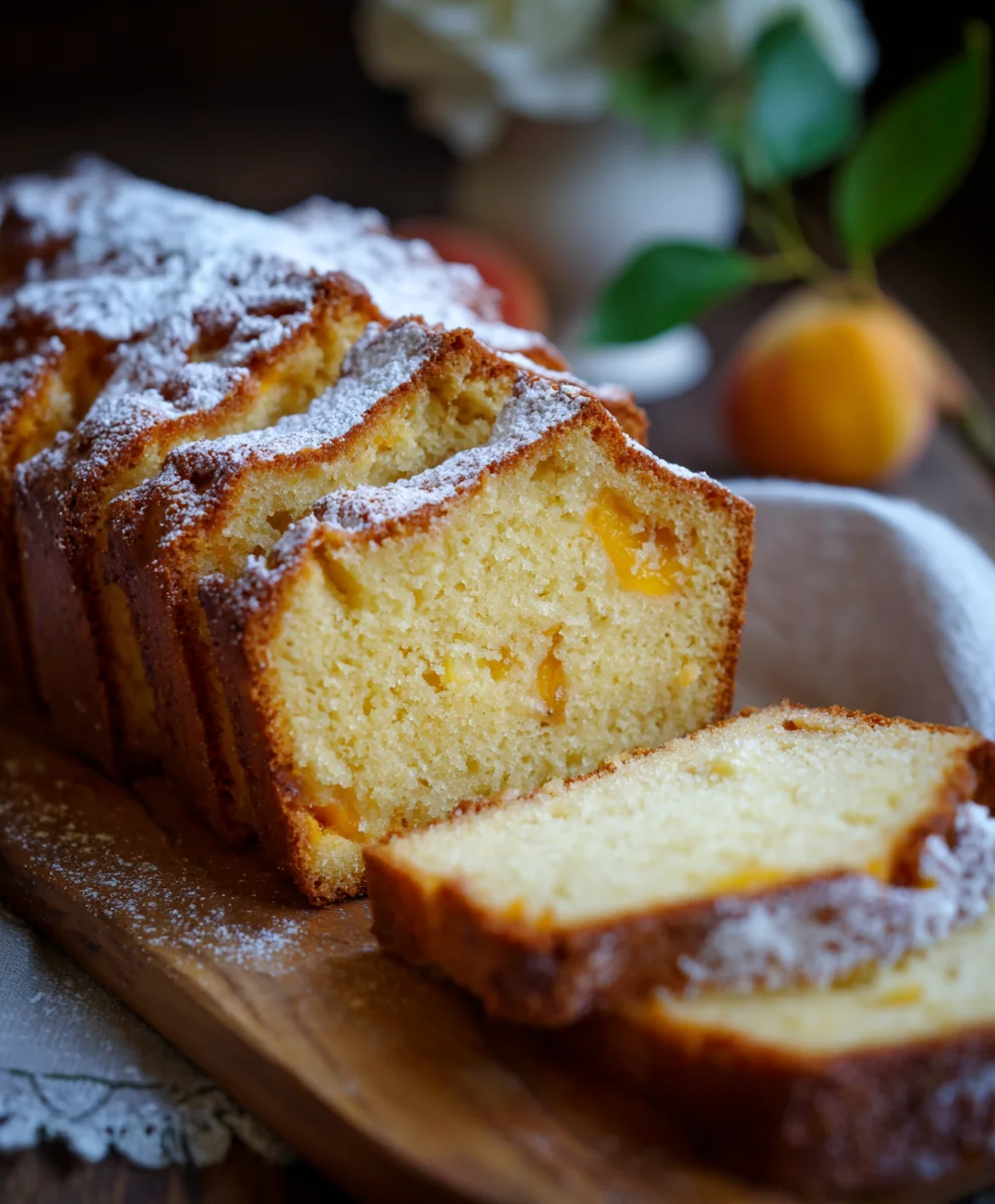 Best Sour Cream Peach Pound Cake Recipe: Moist & Flavorful!