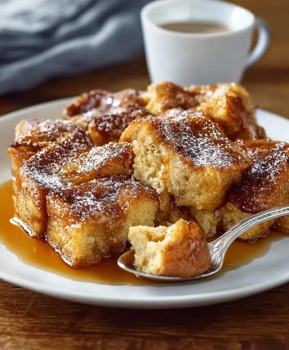 French Toast Casserole: Easy Overnight Brunch Delight!