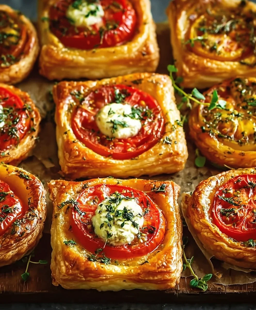 Tomato Tartlets With Puff Pastry An Incredible Step Recipe