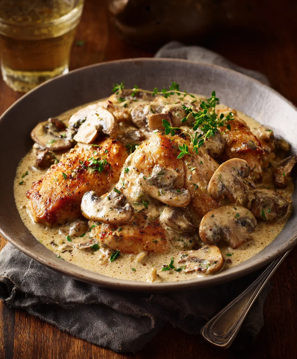 Best Creamy Mushroom Chicken: Simple Dinner Idea!