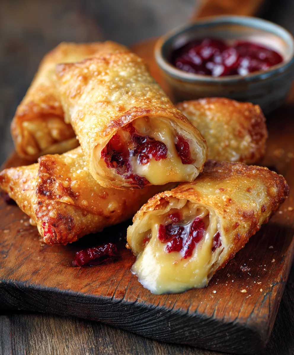 Air Fryer Cherry Cheesecake Delights: Crispy Egg Rolls