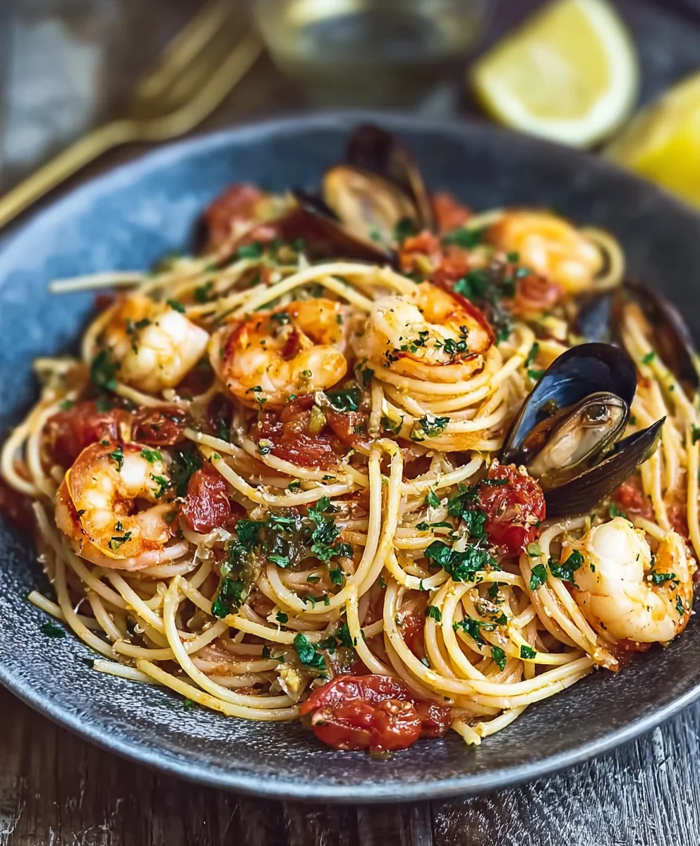 Delicious Seafood Spaghetti Recipe: Quick & Easy Dinner!