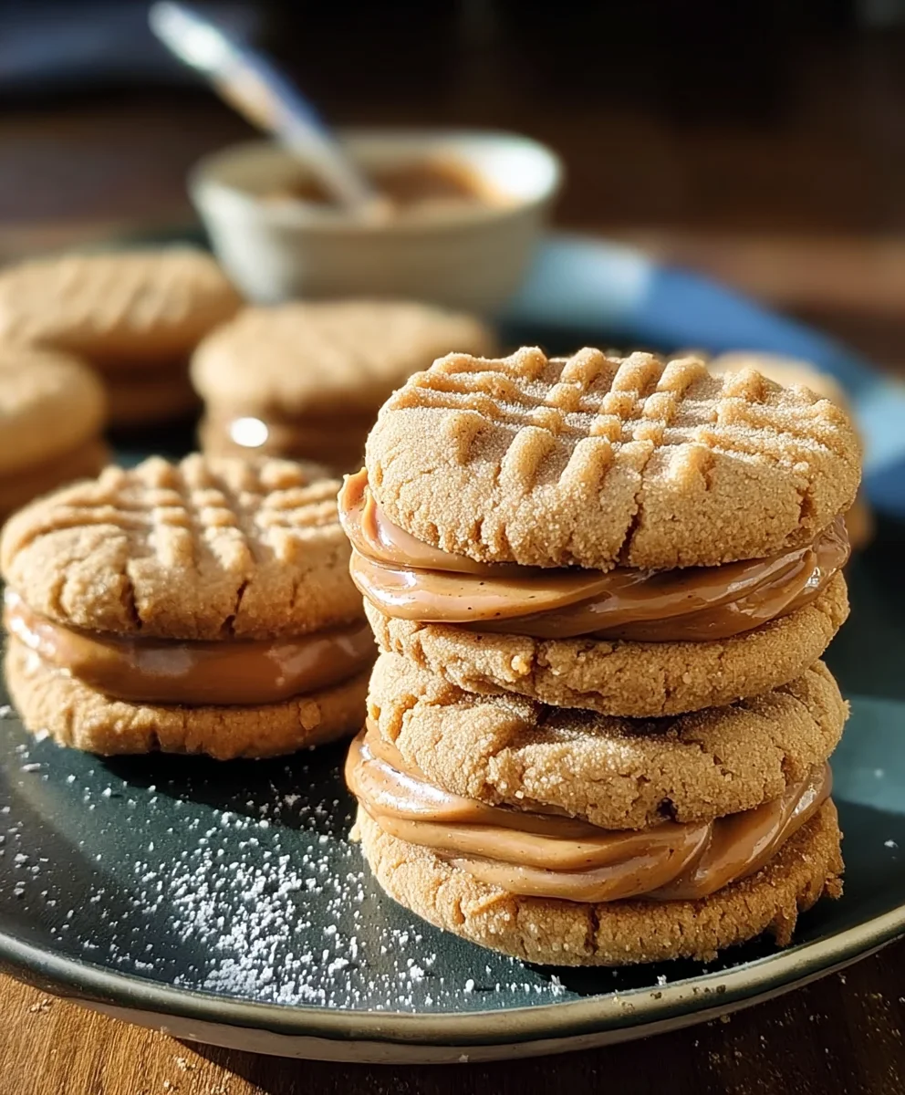 Chewy Peanut Butter Sandwich Cookies: A Sweet Treat!