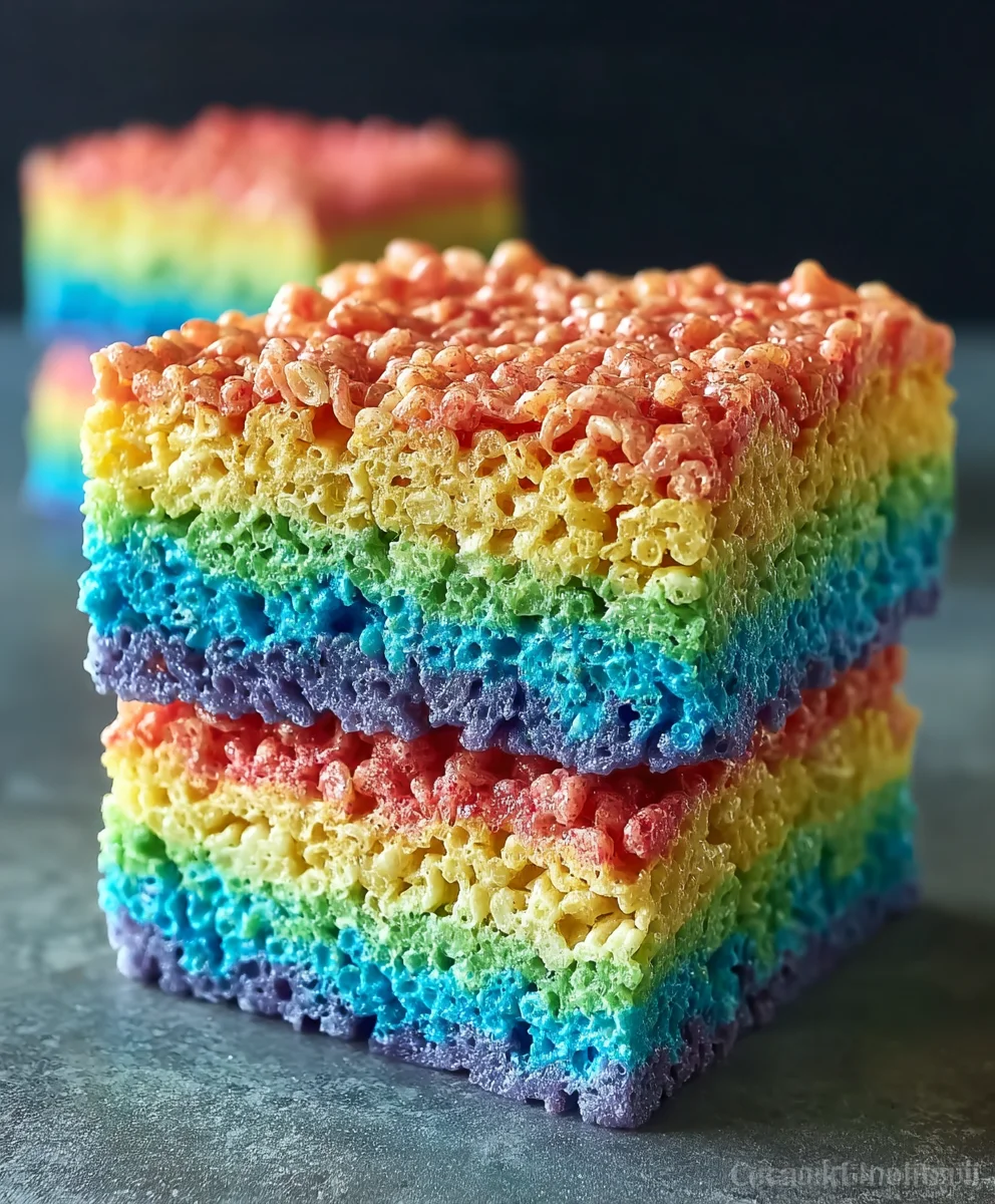 Best Rainbow Rice Krispie Treats: Simple, Colorful & Fun!