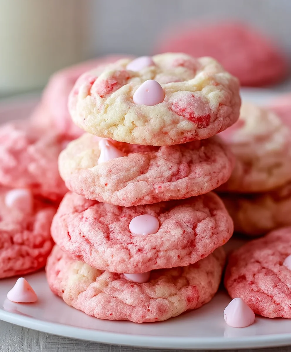 Easy Strawberry Cake Mix Cookies: Delicious & Quick Treat!