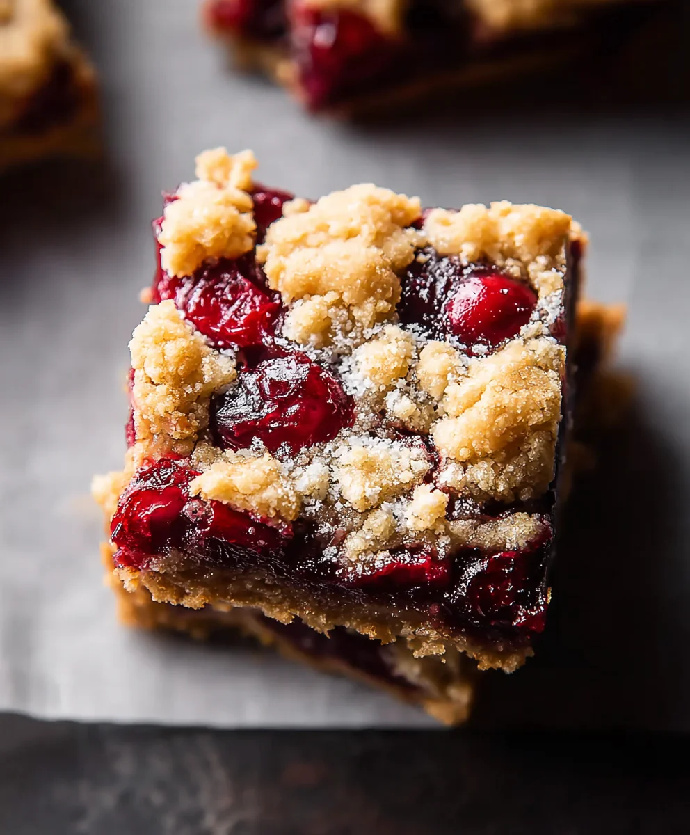 Easy Cranberry Crumble Bars: A Sweet & Tart Dessert Treat