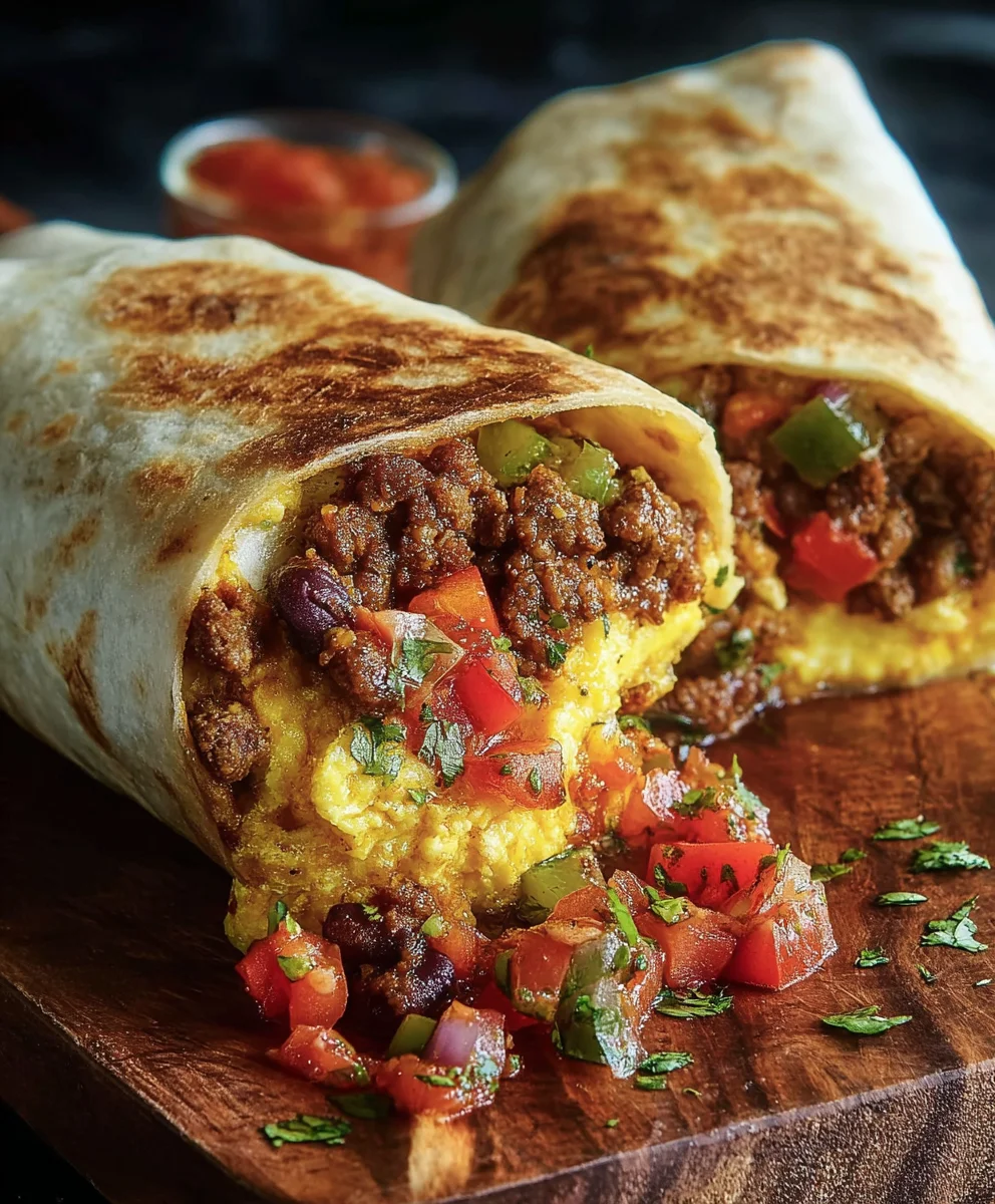 Savory Beef Chorizo Breakfast Burrito: Your New Go-To!