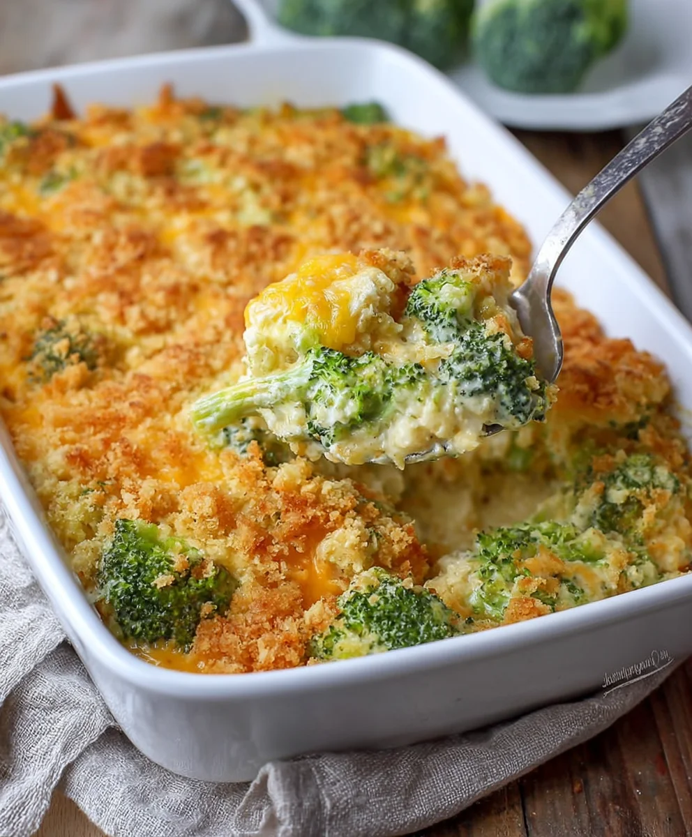 Easy Cheesy Broccoli Casserole - Quick & Creamy Recipe