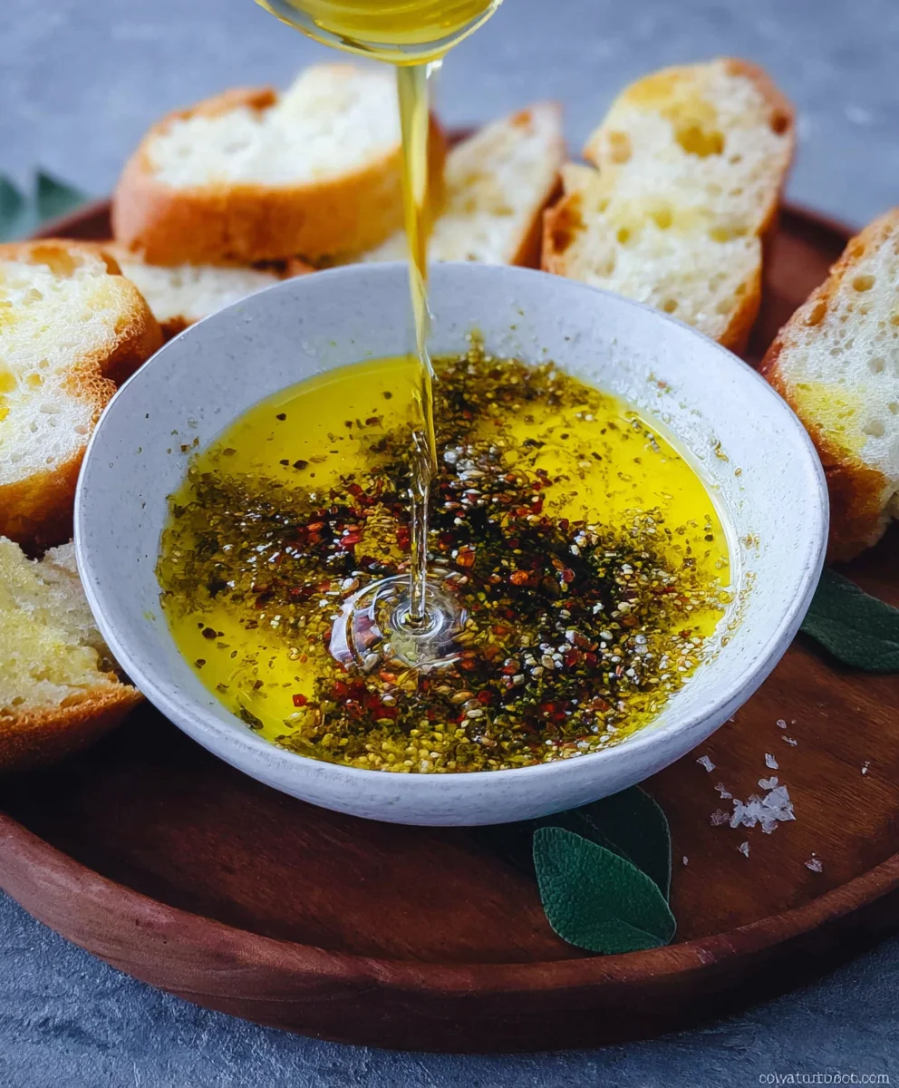 Simple & Savory Olive Oil Bread Dip Recipe: Perfect Appetizer
