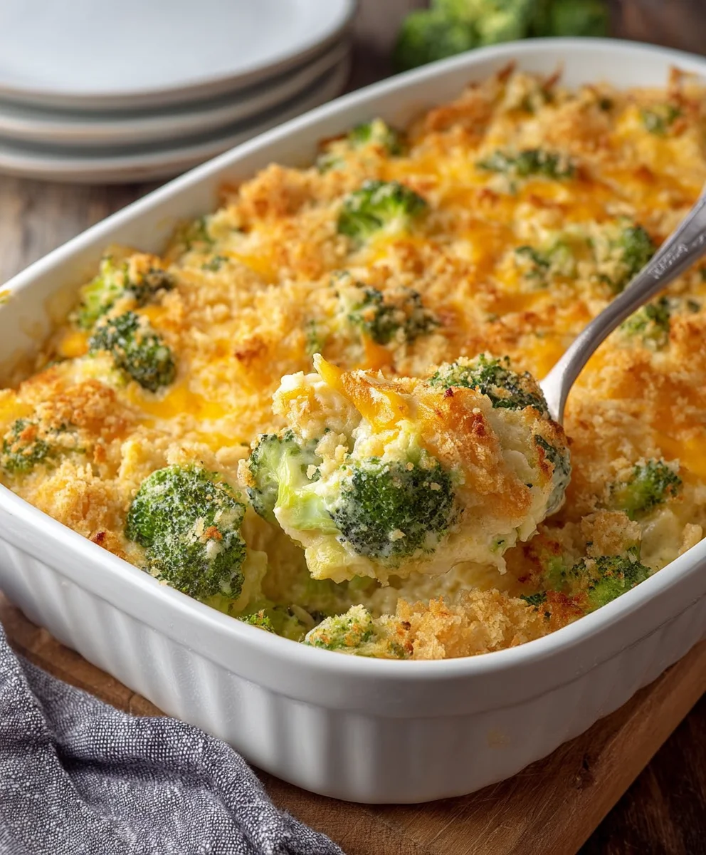 Easy Cheesy Broccoli Casserole - Quick & Creamy Recipe