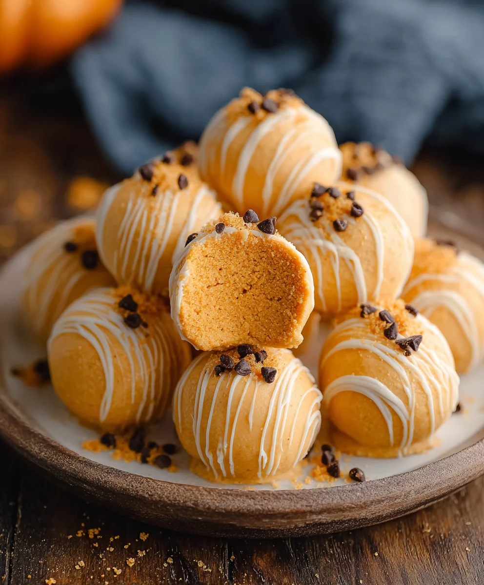 Pumpkin Cheesecake Truffles