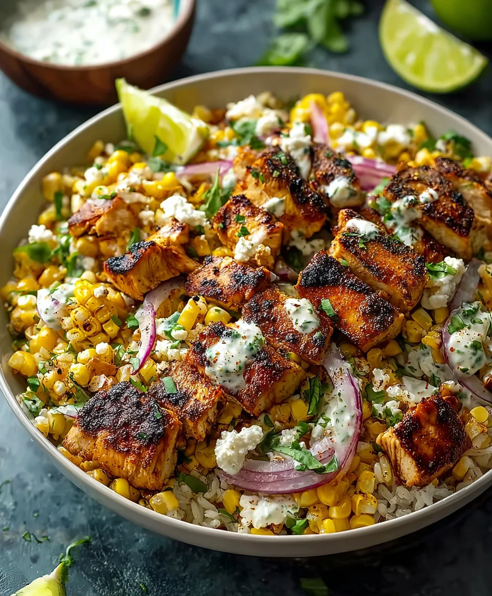 Tasty Street Corn Chicken Bowl