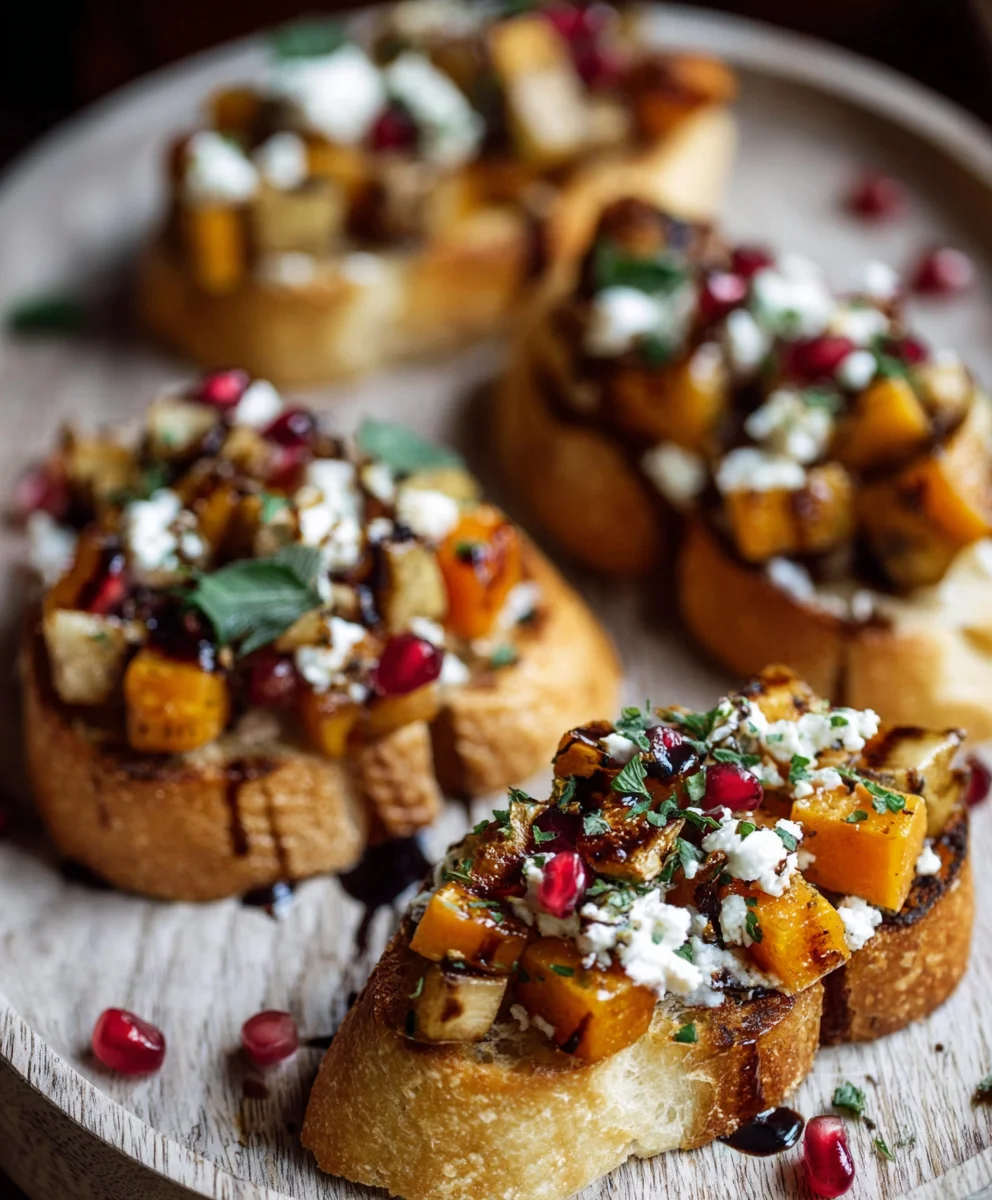 Delicious Fall Bruschetta