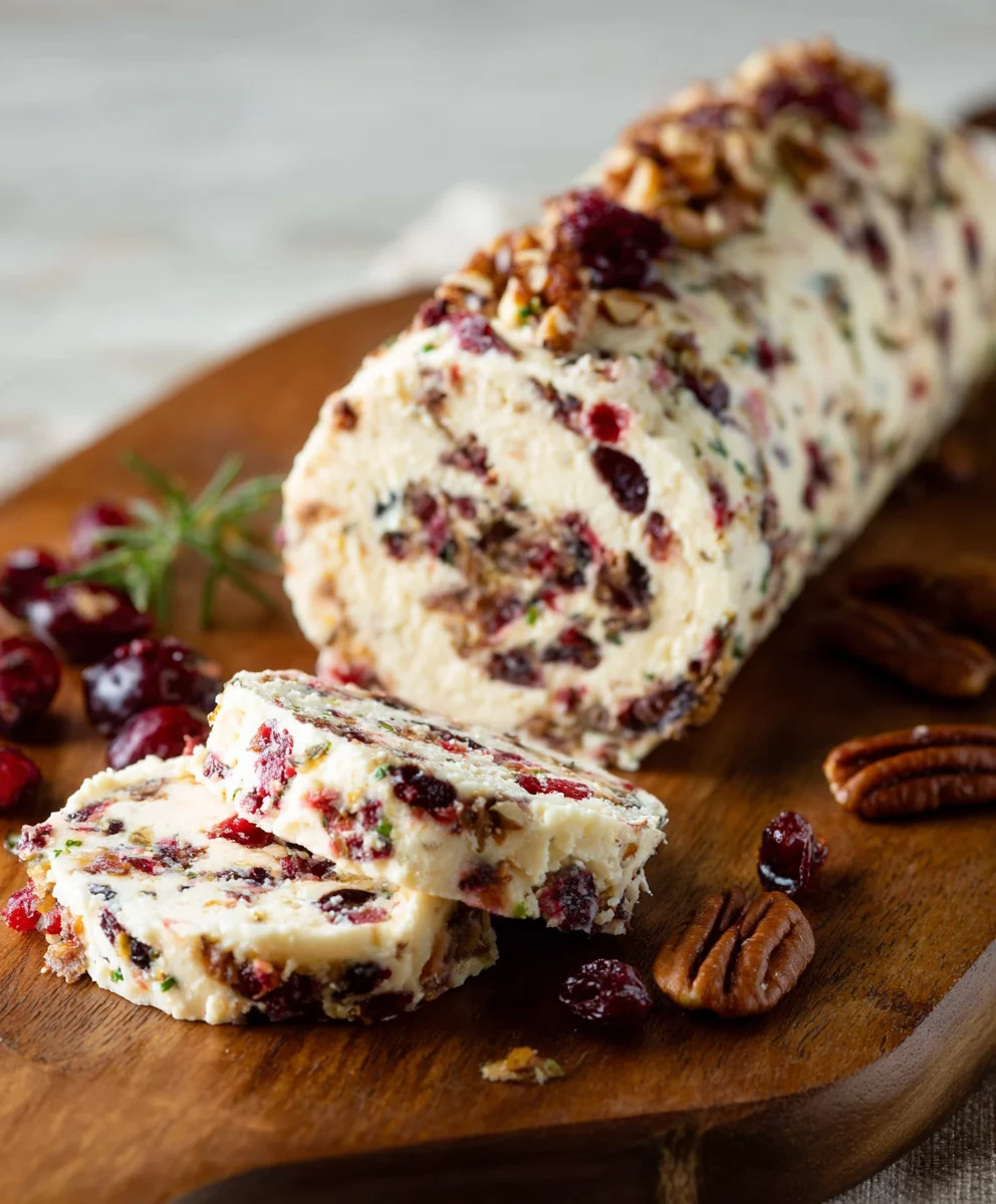 Cranberry Pecan Cheese Log: Easy Holiday Appetizer Recipe