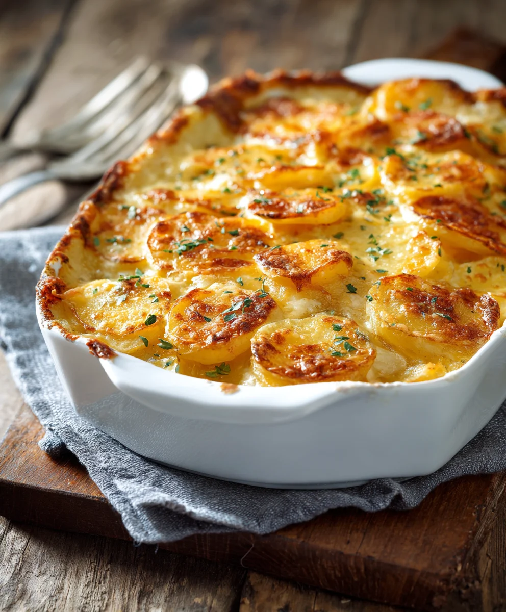 Perfect Au Gratin Potatoes – Ultra Creamy & Cheesy Side Dish