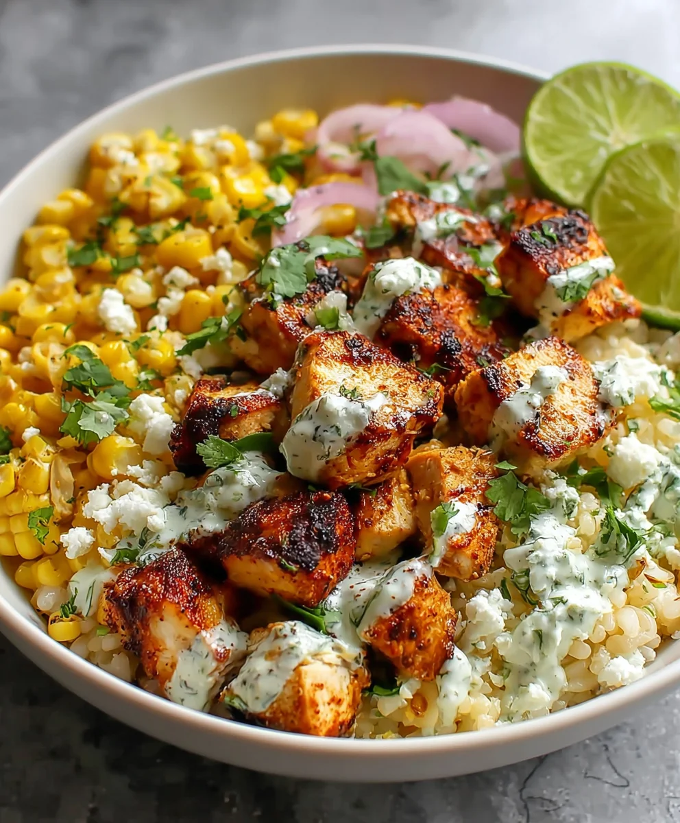 Ultimate Street Corn Chicken Bowl Recipe – So Flavorful!