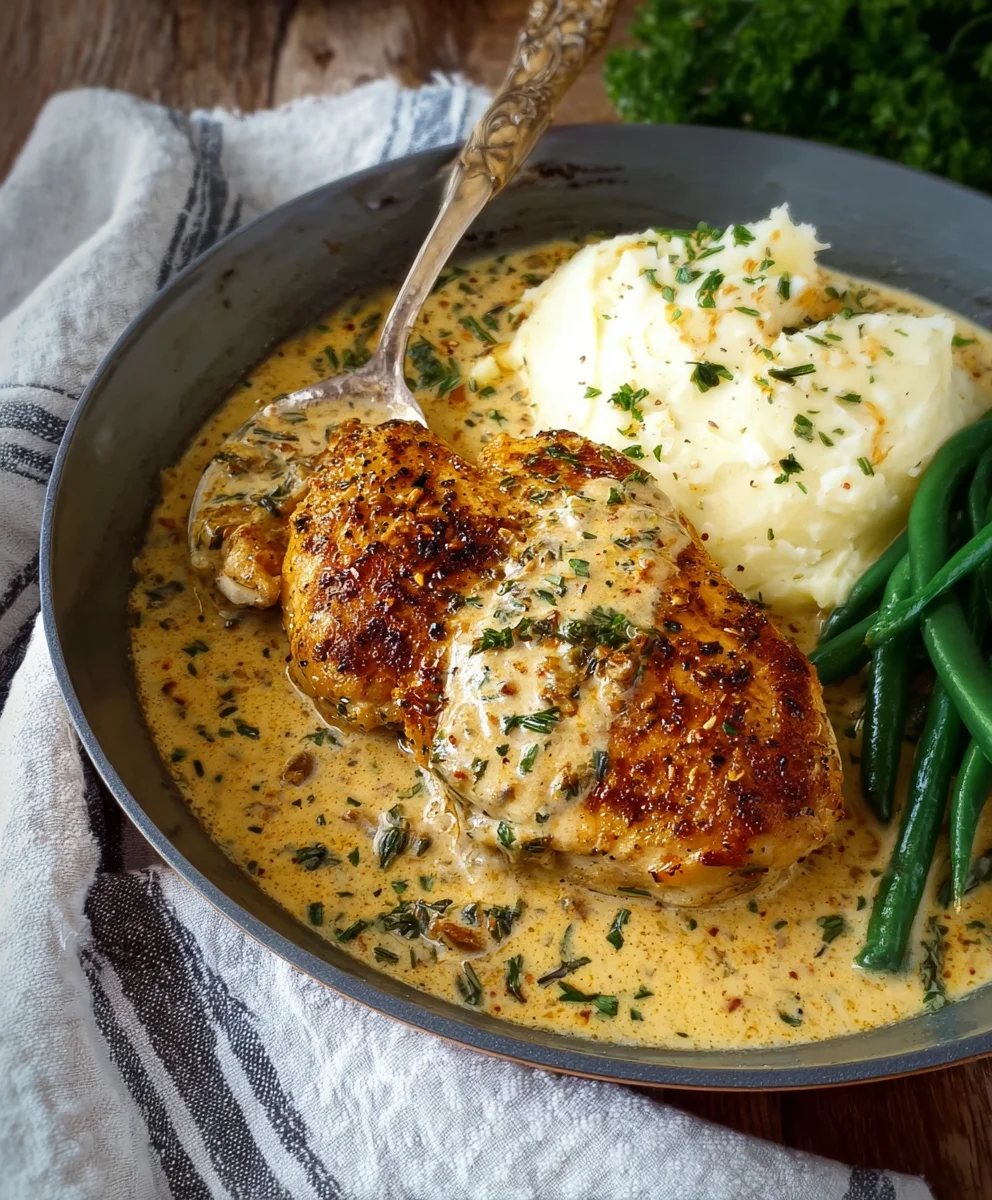 Savory Creamy Garlic Chicken: Quick & Delicious Meal!