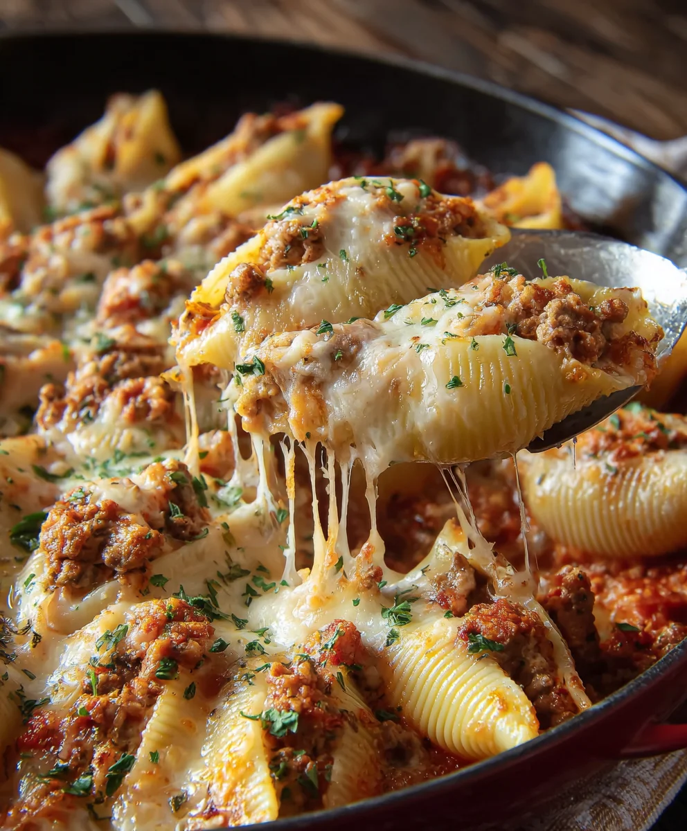 Cheesy Stuffed Shells Easy