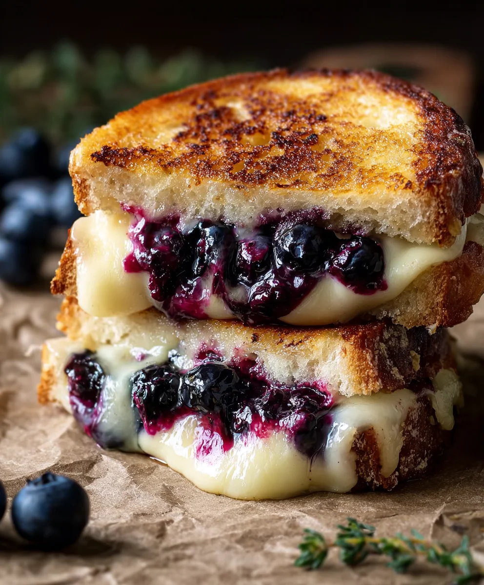 Blueberry White Cheddar Grilled Cheese