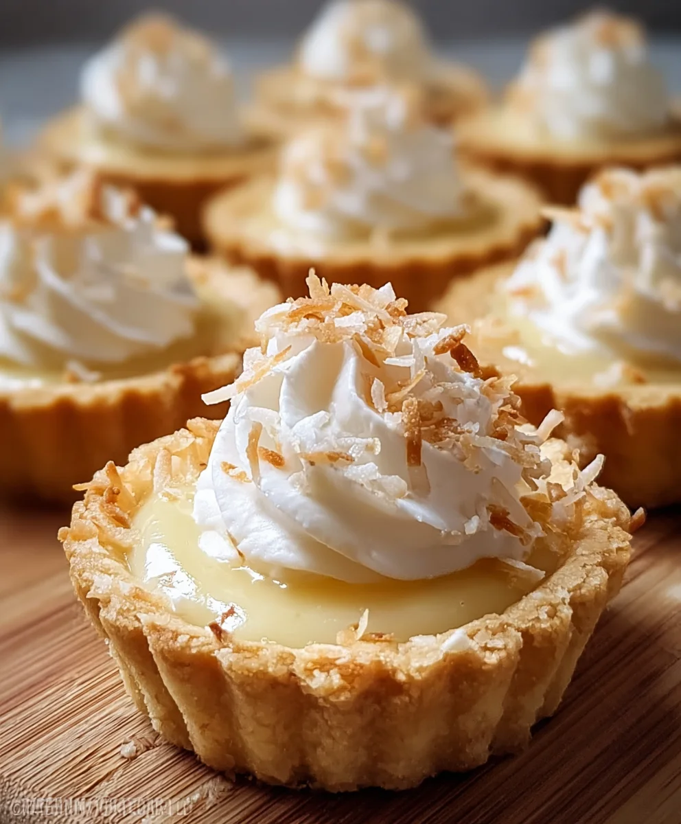 Mini Coconut Cream Pies