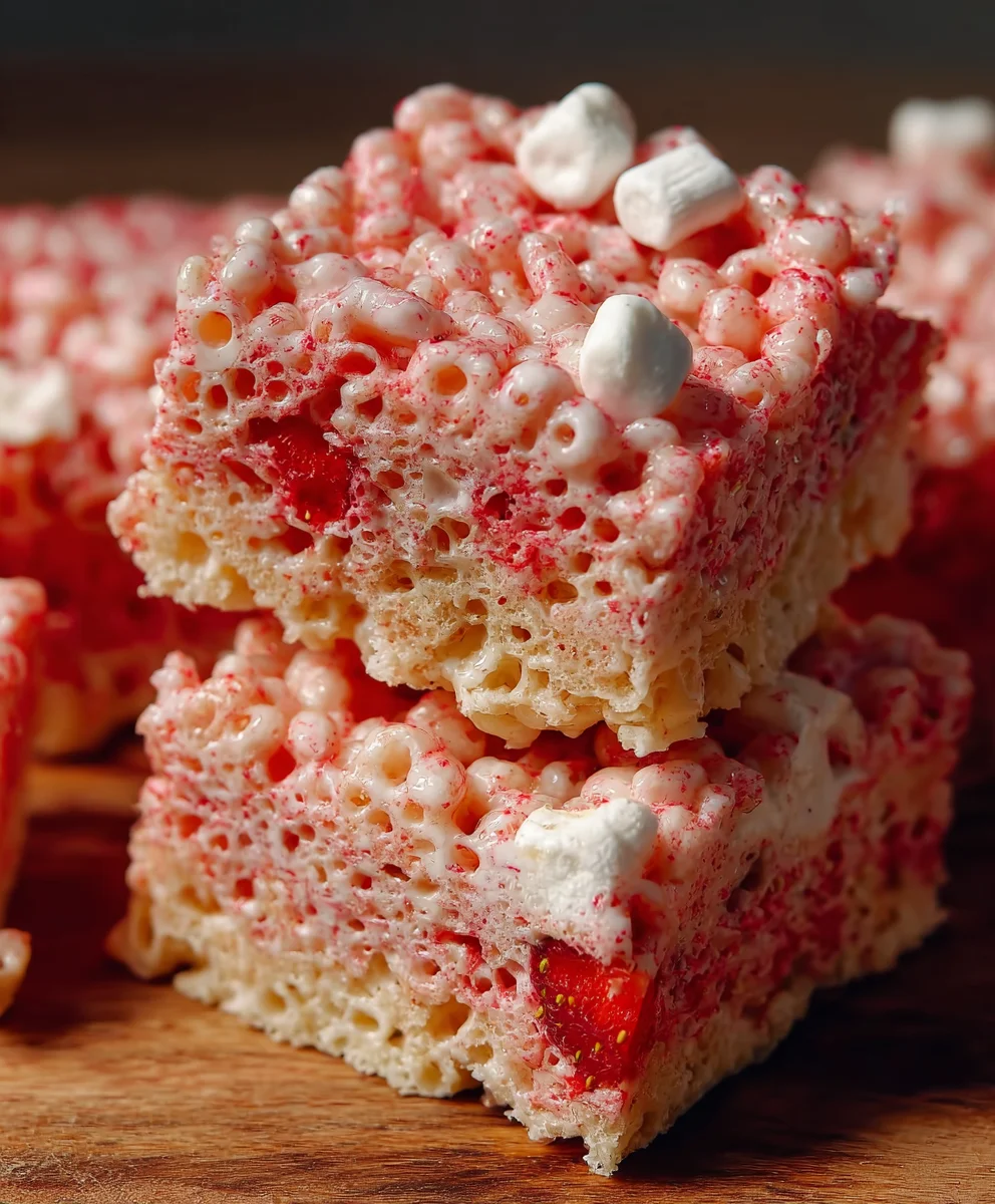 Strawberry Crunch Rice Krispie Treats: Quick & Easy