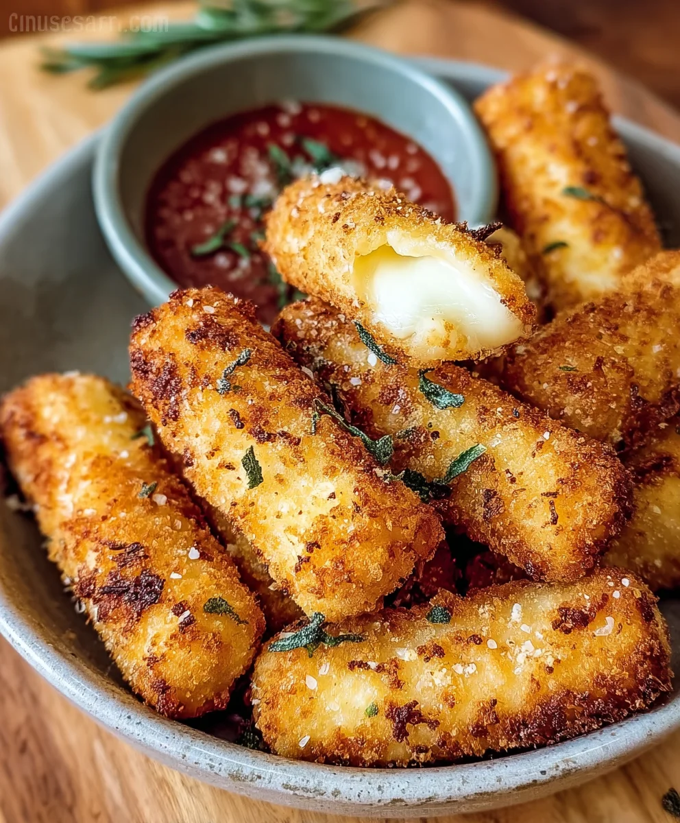 Get Crispy Air Fryer Mozzarella Sticks: Quick & Easy!