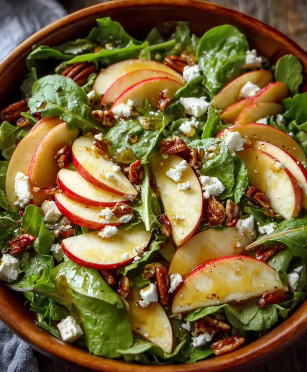 Honeycrisp Apple Feta Salad - Autumn Harvest Delight