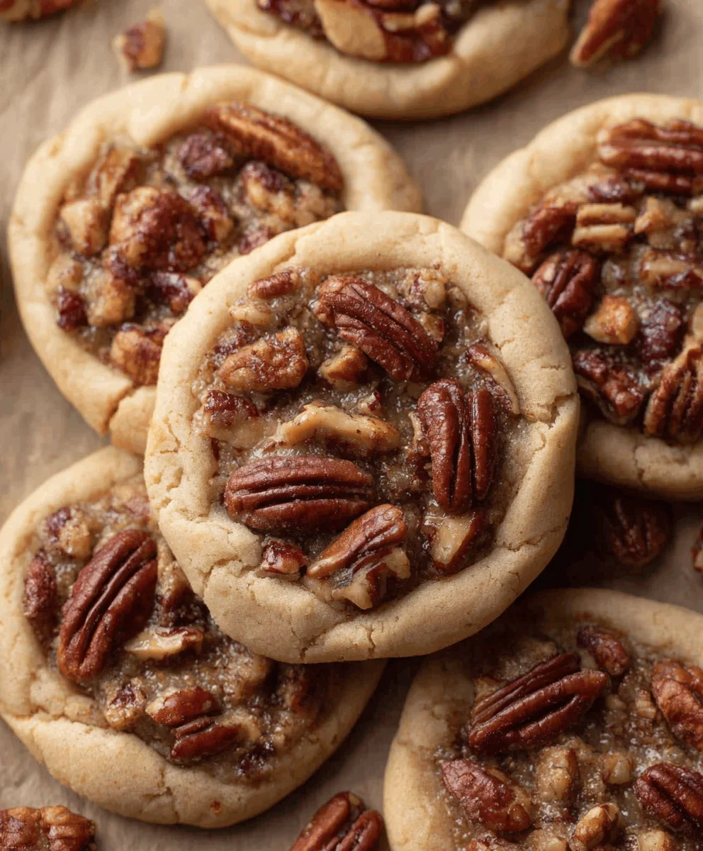 Pecan Pie Cookies - Easy Crumble Recipe
