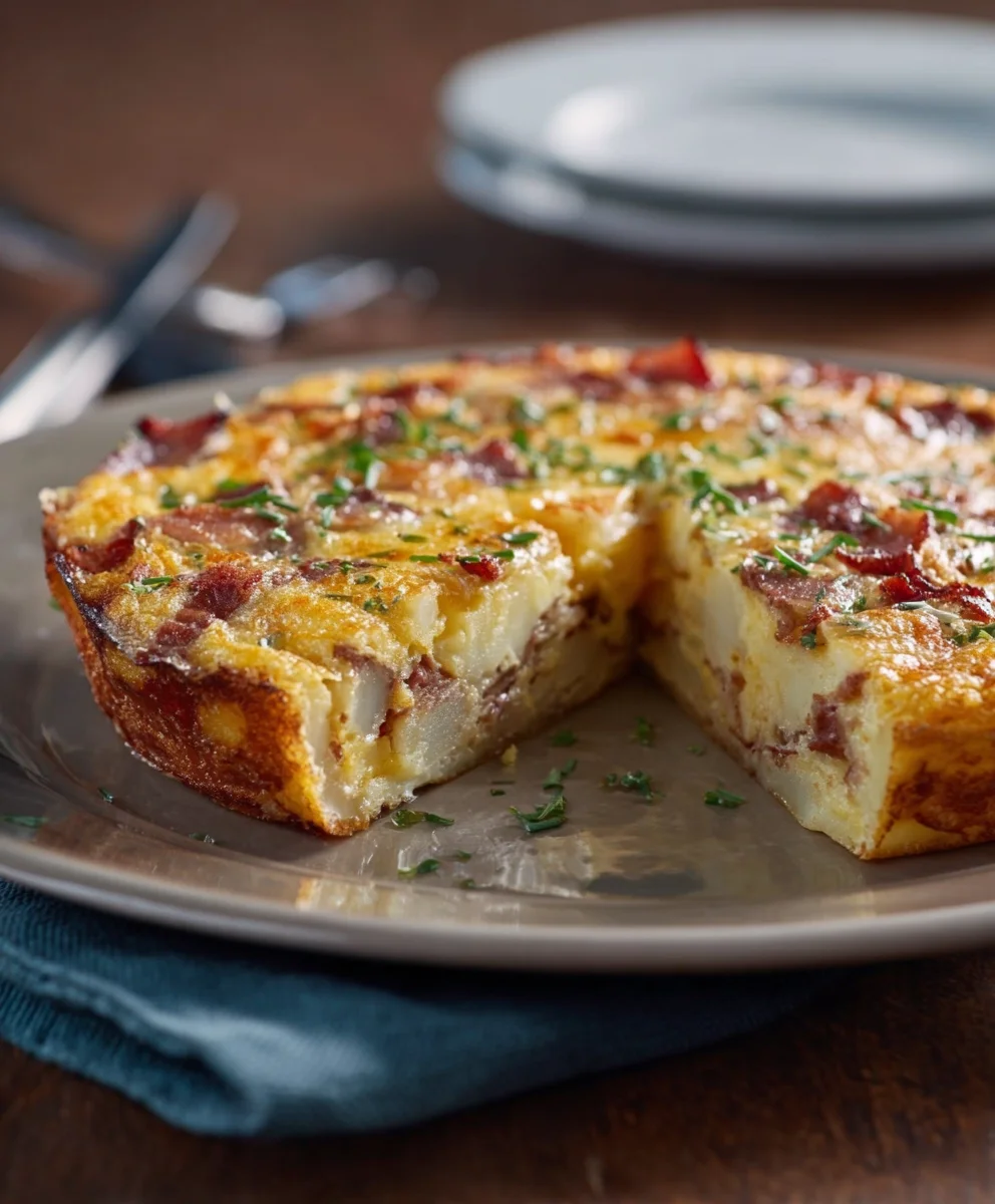 Ina Garten Beef Bacon Potato Frittata - Delicious!