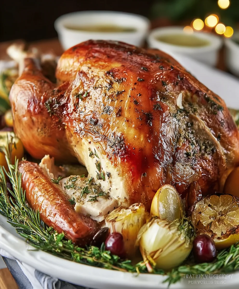 Juicy Perfect Roast Turkey-Simple Delicious Recipe