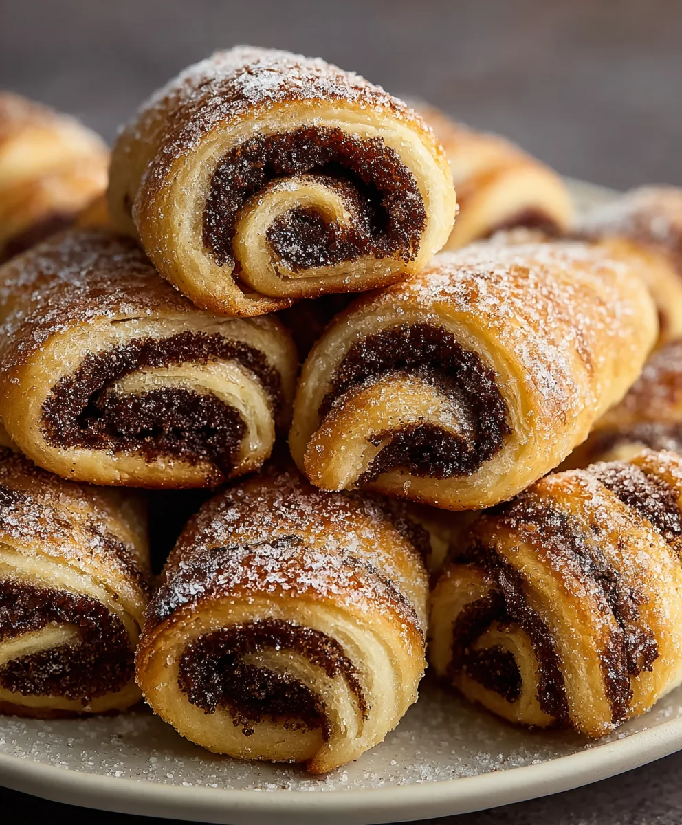 Easy Chocolate Rugelach-Delicious Jewish Pastries