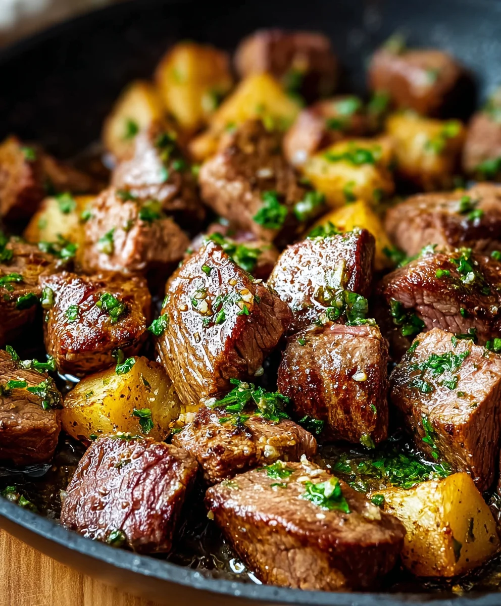 Garlic Butter Beef Bites - Quick & Delicious Recipe