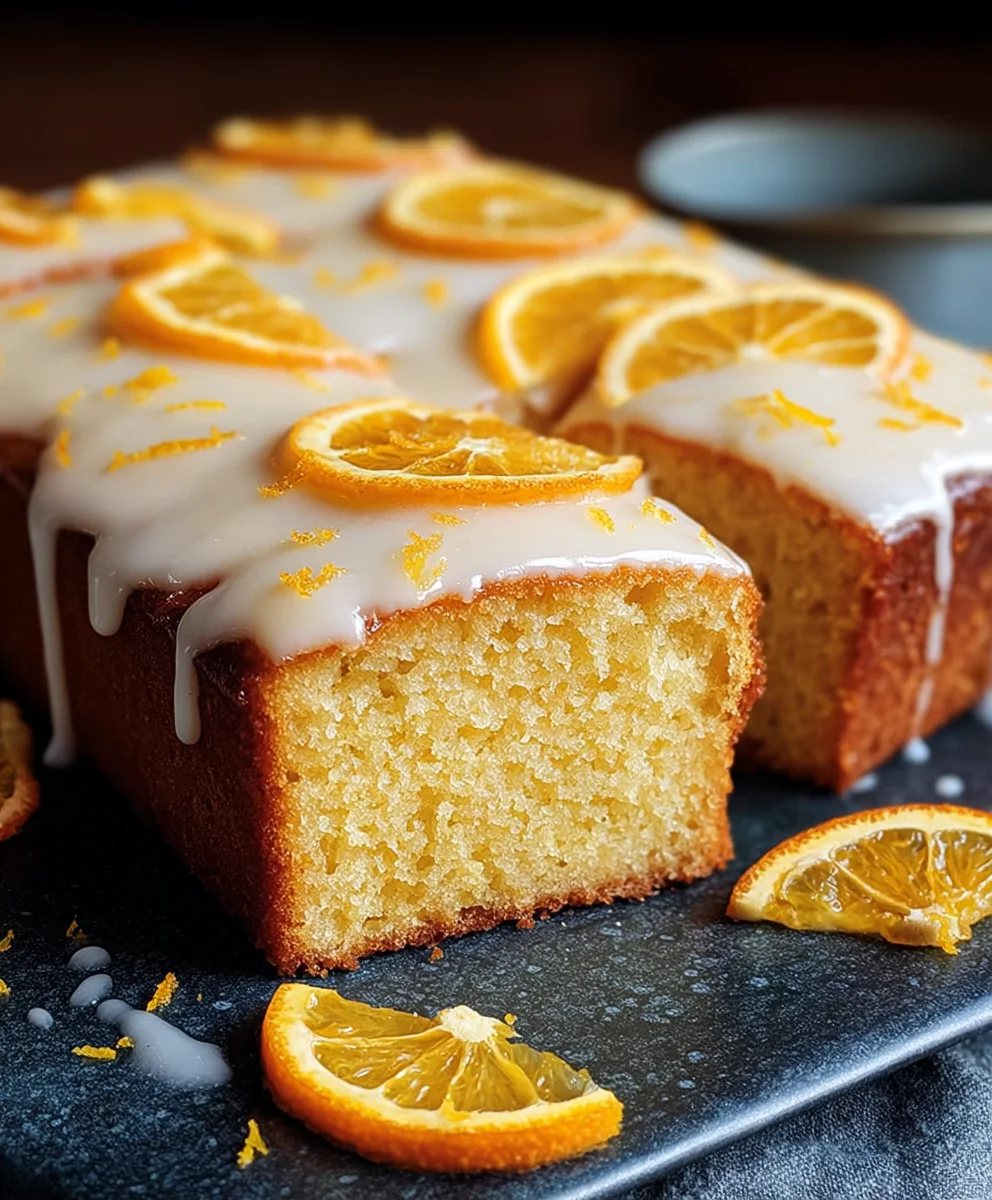 Easy Orange Drizzle Traybake Cake Recipe