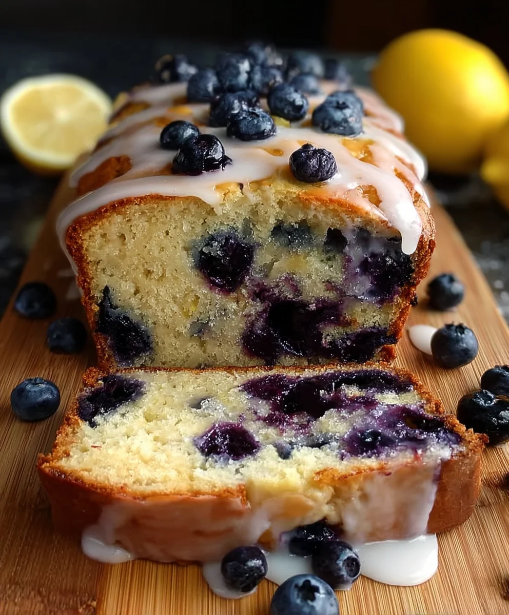Zesty Lemon Blueberry Loaf-Easy Bake Recipe