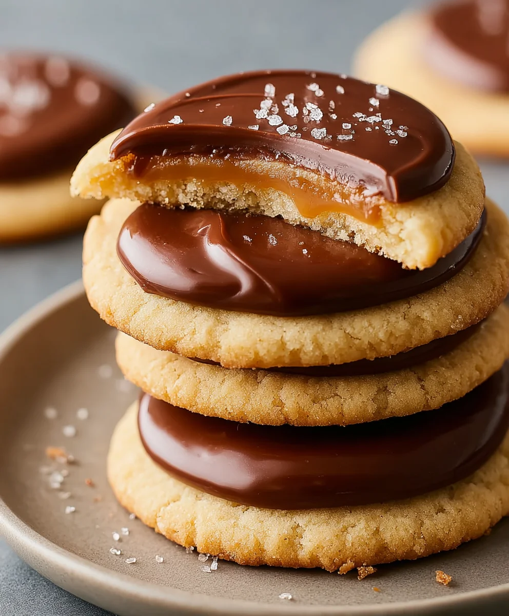Chewy Twix Cookies-Homemade Candy Bar Taste