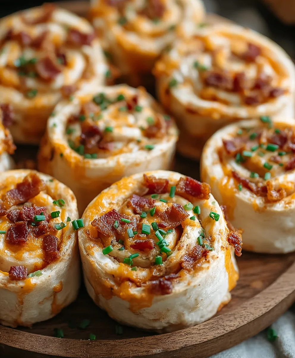 Cheddar Beef Bacon Ranch Pinwheels - Easy Appetizer