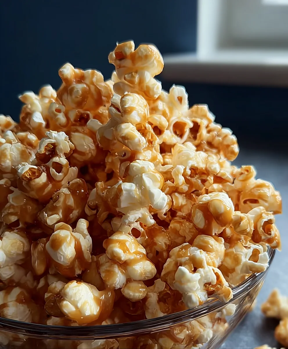 Easy Caramel Popcorn Recipe-Perfect Sweet Treat