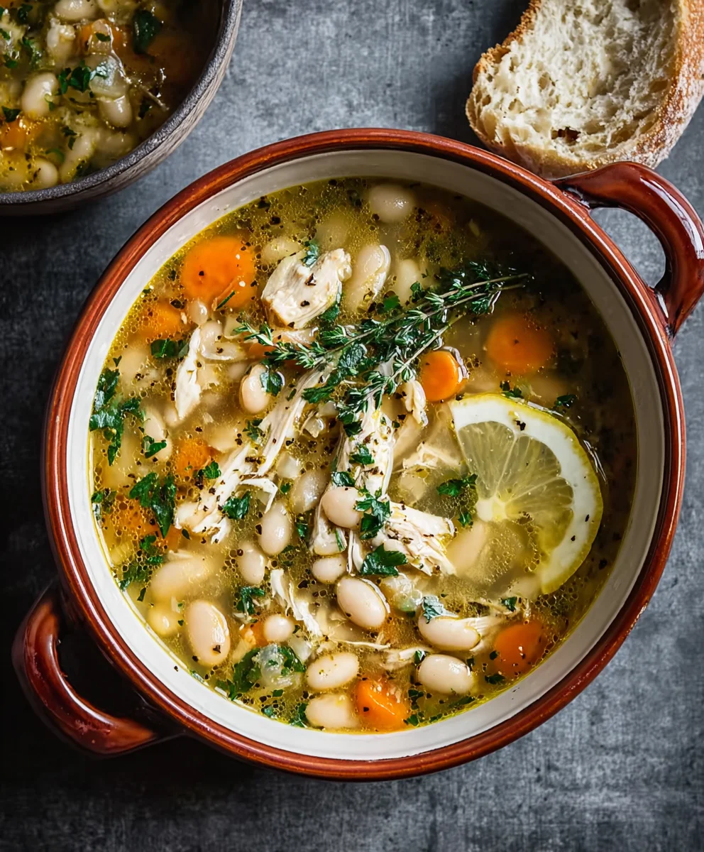 Hearty White Bean Chicken Soup Recipe - Easy & Delicious