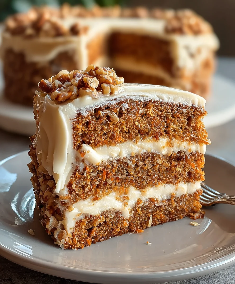 Honeybun Carrot Cake With Cheesecake Filling
