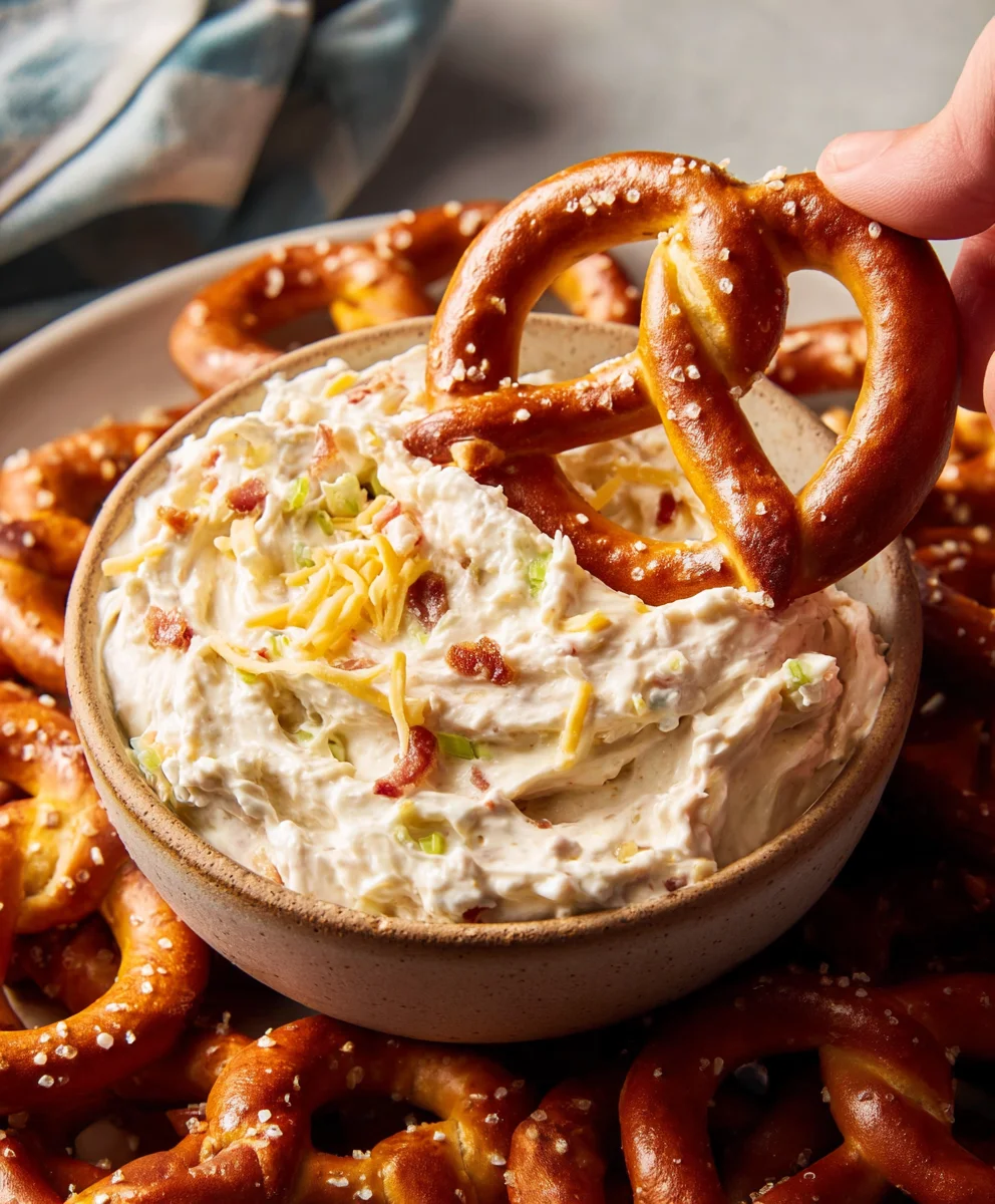 Easy Creamy Pretzel Dip - Crowd-Pleaser Recipe