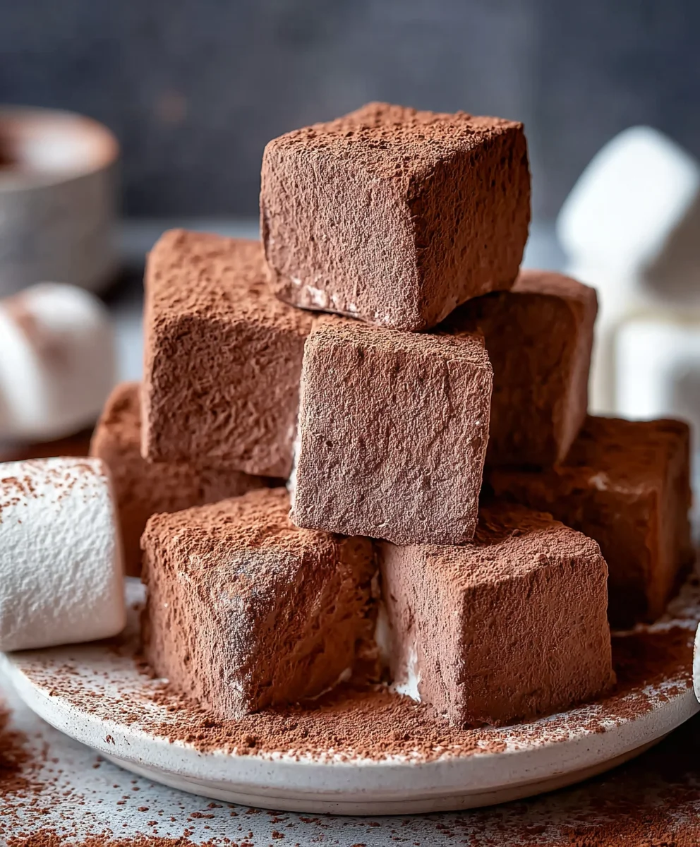 Delicious Homemade Chocolate Marshmallows Recipe