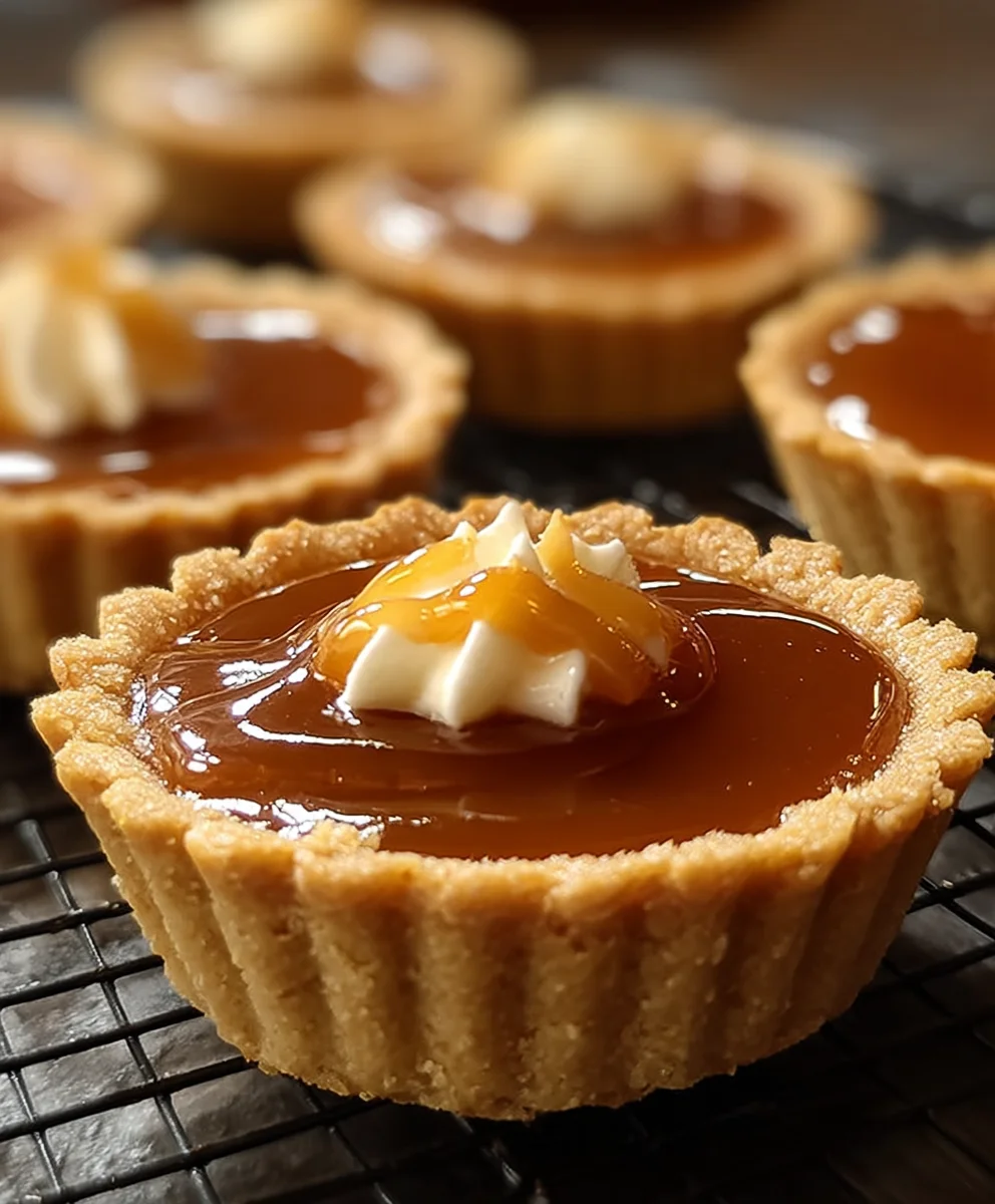 Mini Butterscotch Tarts-Easy & Delicious Dessert