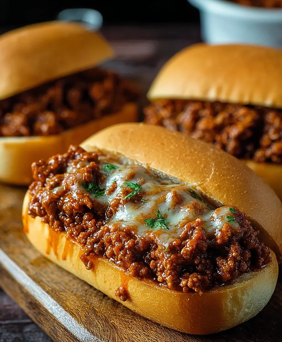 Easy Beef Sloppy Joe Melts Recipe-Quick Lunch