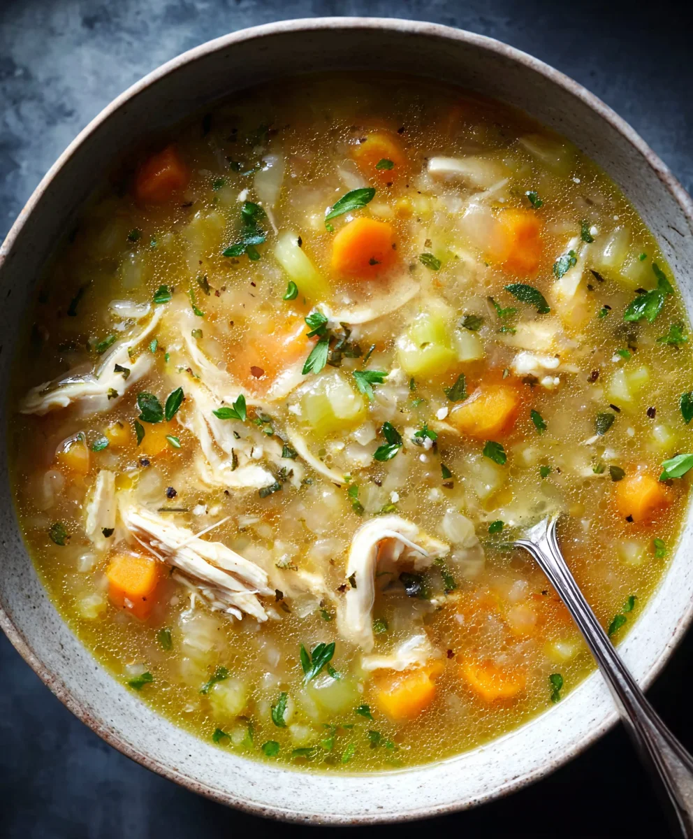 Soothing Anti-Inflammatory Chicken Soup Recipe