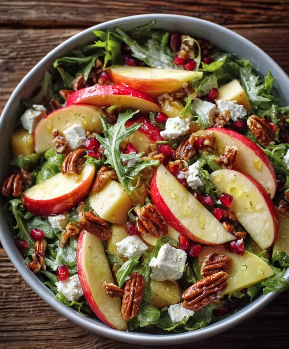 Honeycrisp Apple Feta Salad - Autumn Harvest Delight